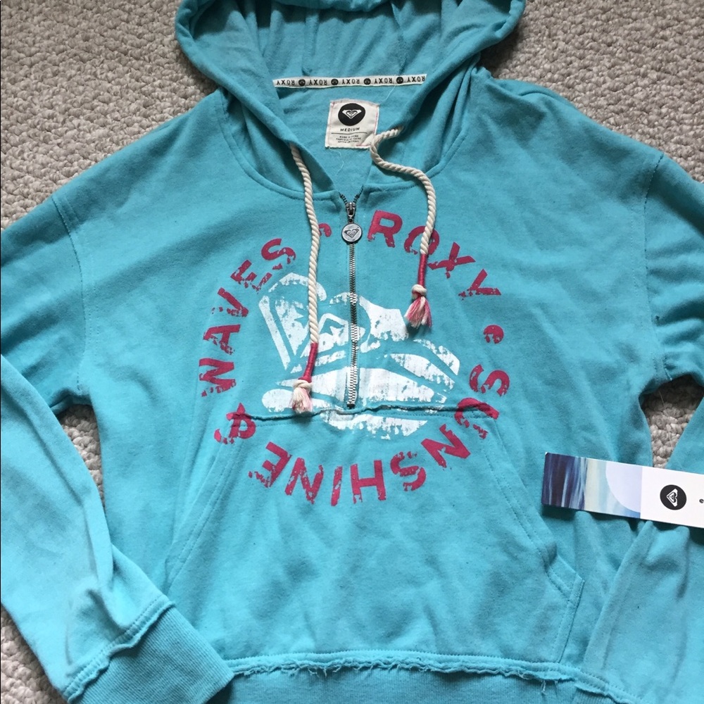 Womans Medium Roxy Half ZIP Sweatshirt‎ - Picture 2 of 3